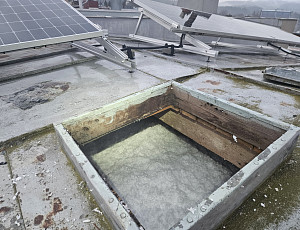 Zateplení stropu řadového domu pomocí foukané izolace